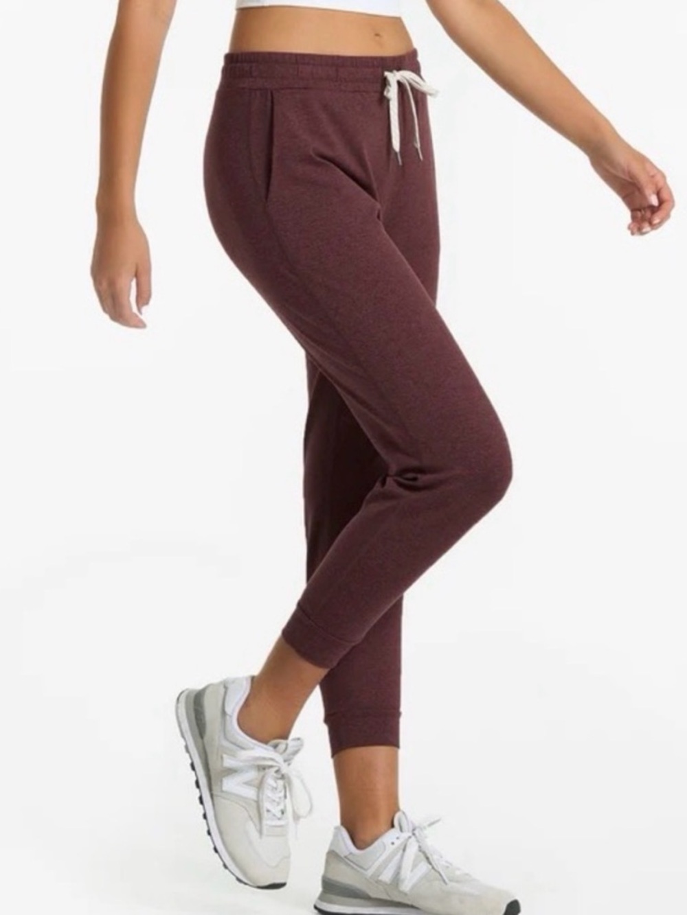 Vuori Burgundy / Brown Jogger Sweatpants - Picture 4 of 10